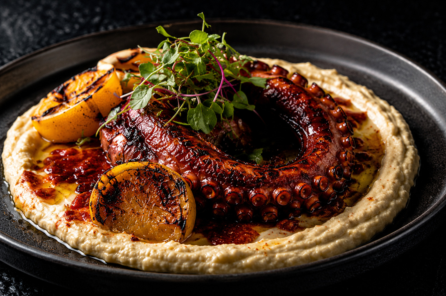 Pulpo a las brasas